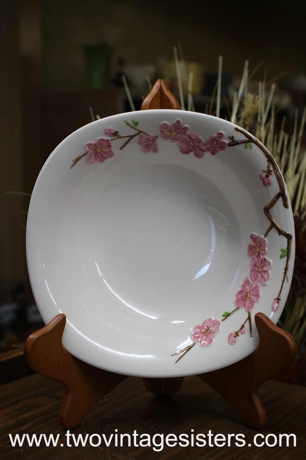 Metlox Poppytrail Peach Blossom Vegetable Bowl