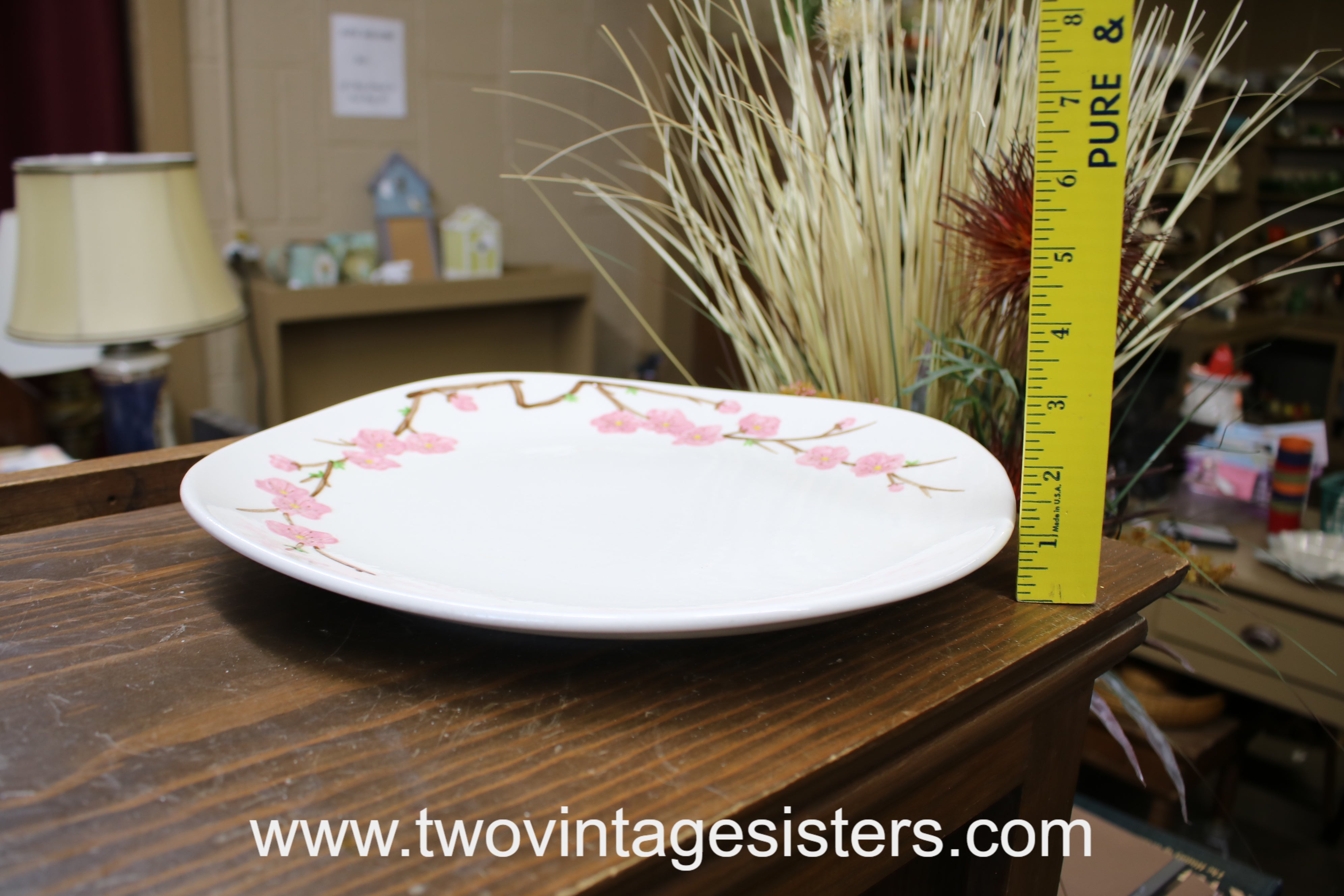 metlox poppy trail peach blossom ディナー お皿 Metlox Poppytrail Peach Blossom Serving Platter