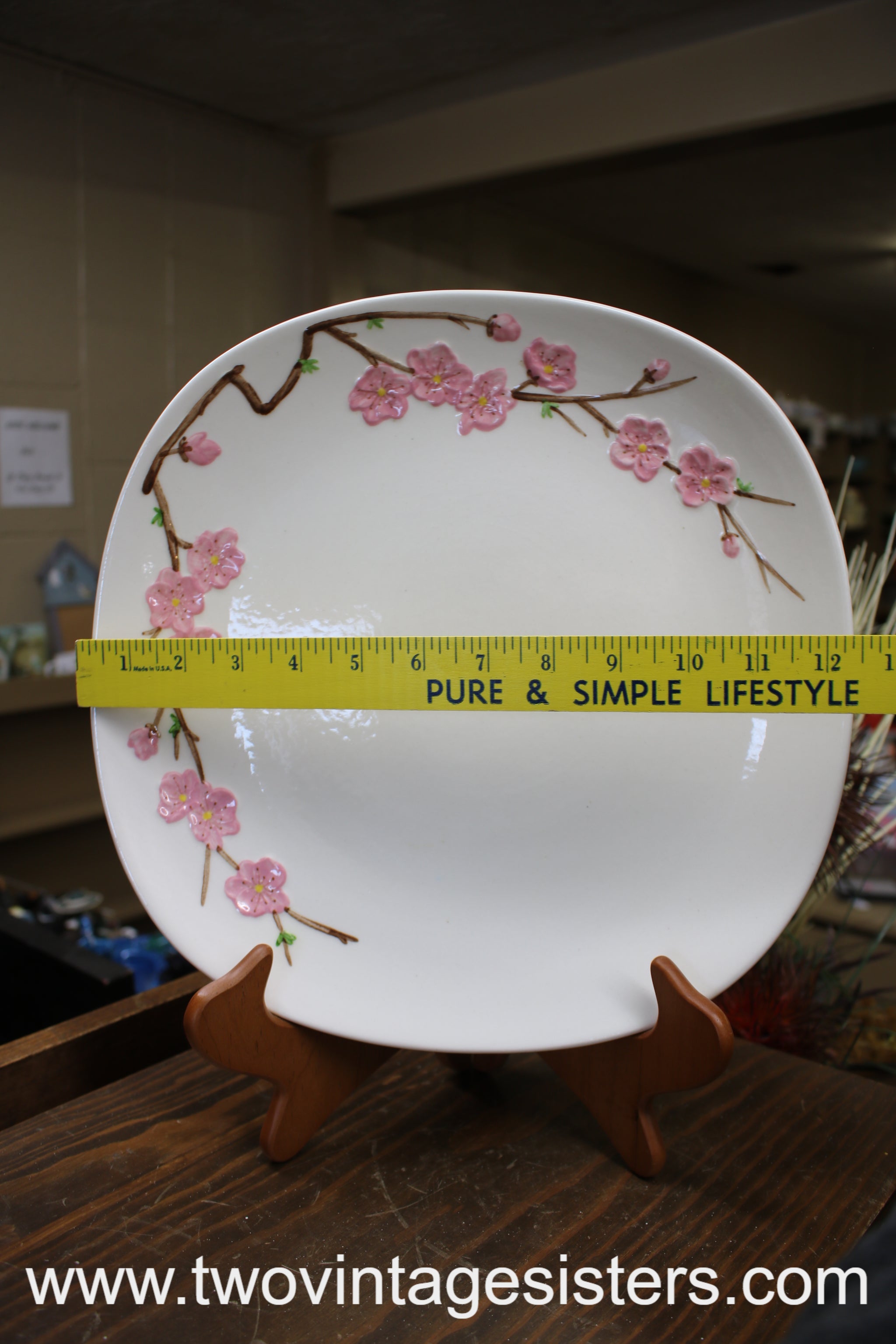 metlox poppy trail peach blossom ディナー お皿 Metlox Poppytrail Peach Blossom Serving Platter