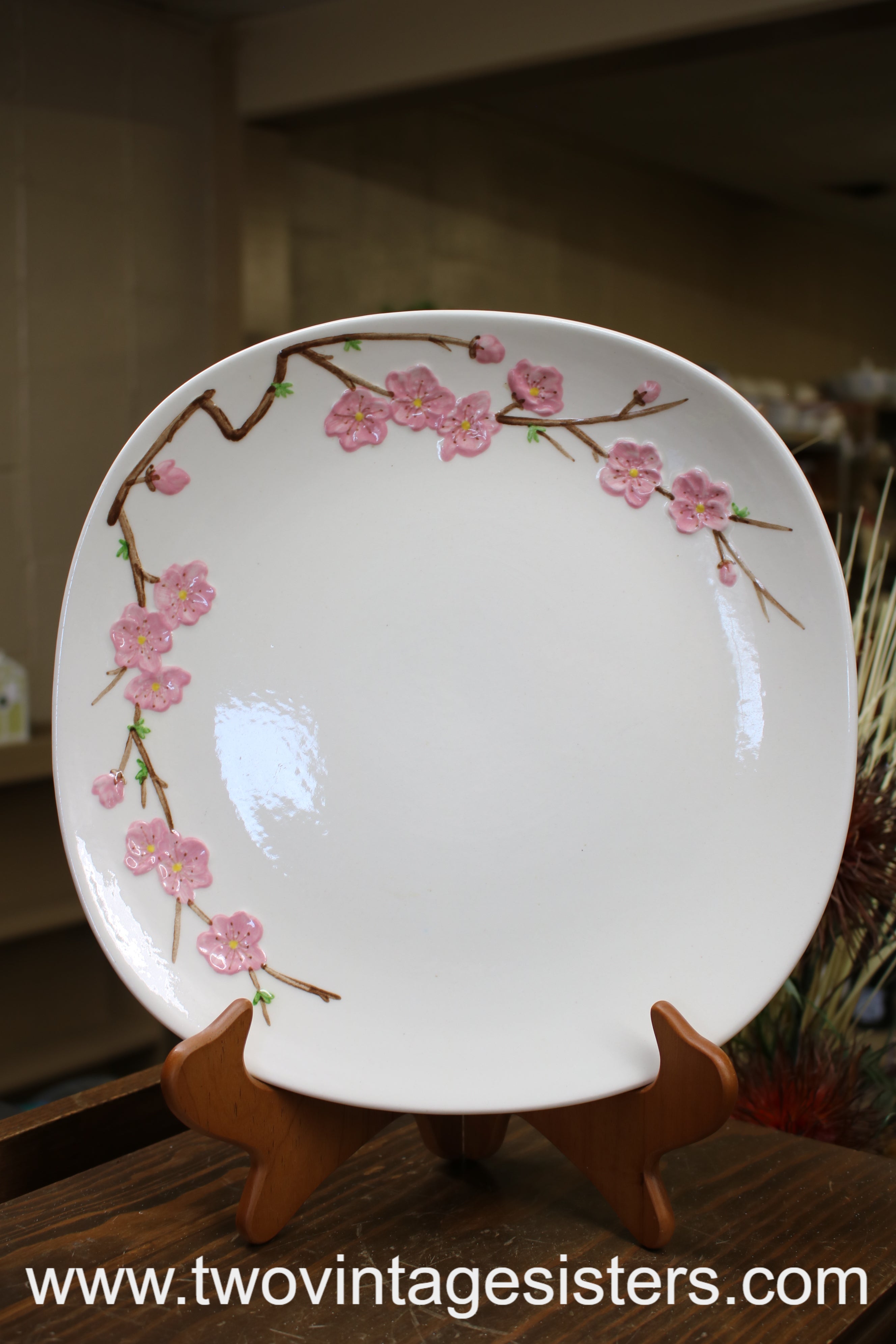metlox poppy trail peach blossom ディナー お皿 Metlox Poppytrail Peach Blossom Serving Platter