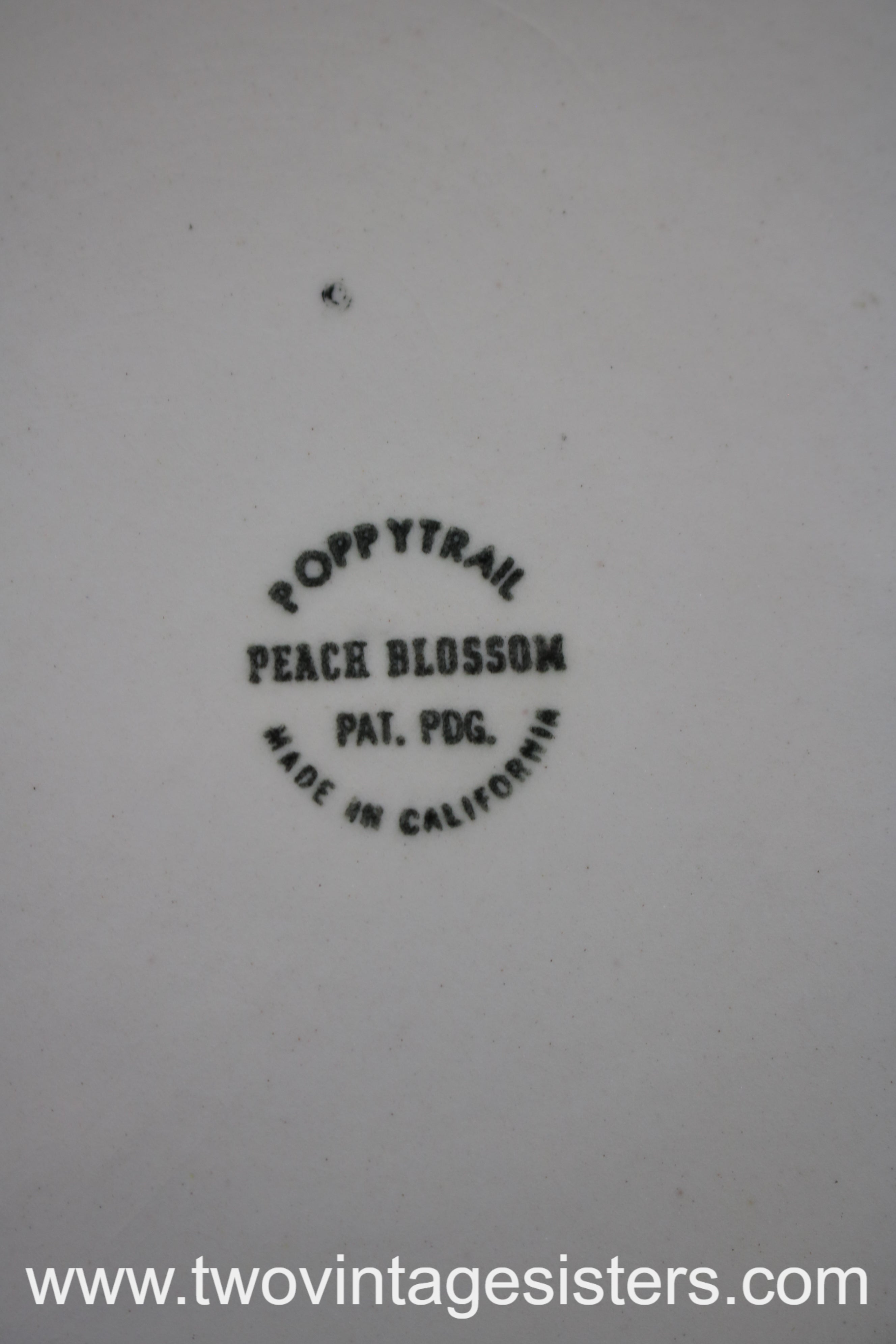 Metlox Poppytrail Peach Blossom Serving Platter