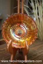 Load image into Gallery viewer, Mid Century Amberina Glass Candy Dish
