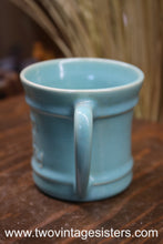 Load image into Gallery viewer, Pacific Pottery Tom &amp; Jerry Teal Coffee Mug
