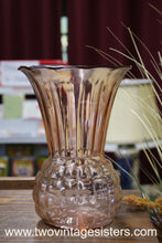 Load image into Gallery viewer, Pink Depression Glass Pineapple Vase
