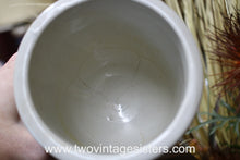 Load image into Gallery viewer, Primitive Roseville Ceramic Crock Blue Stripe - Collectible
