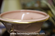 Load image into Gallery viewer, Princeton Trenton Pottery Mid Century Pink and Gold Urn Vase
