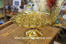 Load image into Gallery viewer, Anchor Hocking Amber Glass Fairfield Pedastal Cake Stand
