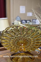 Load image into Gallery viewer, Anchor Hocking Amber Glass Fairfield Pedastal Cake Stand
