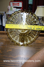 Load image into Gallery viewer, Anchor Hocking Amber Glass Fairfield Pedastal Cake Stand
