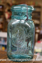 Load image into Gallery viewer, Ball Aqua Blue Ideal Bicentennial Wire Closure Mason Jar
