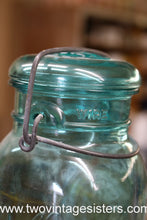 Load image into Gallery viewer, Ball Aqua Blue Ideal Bicentennial Wire Closure Mason Jar
