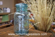 Load image into Gallery viewer, Blue Ball Ideal Vintage Glass Canning Jar Number 3
