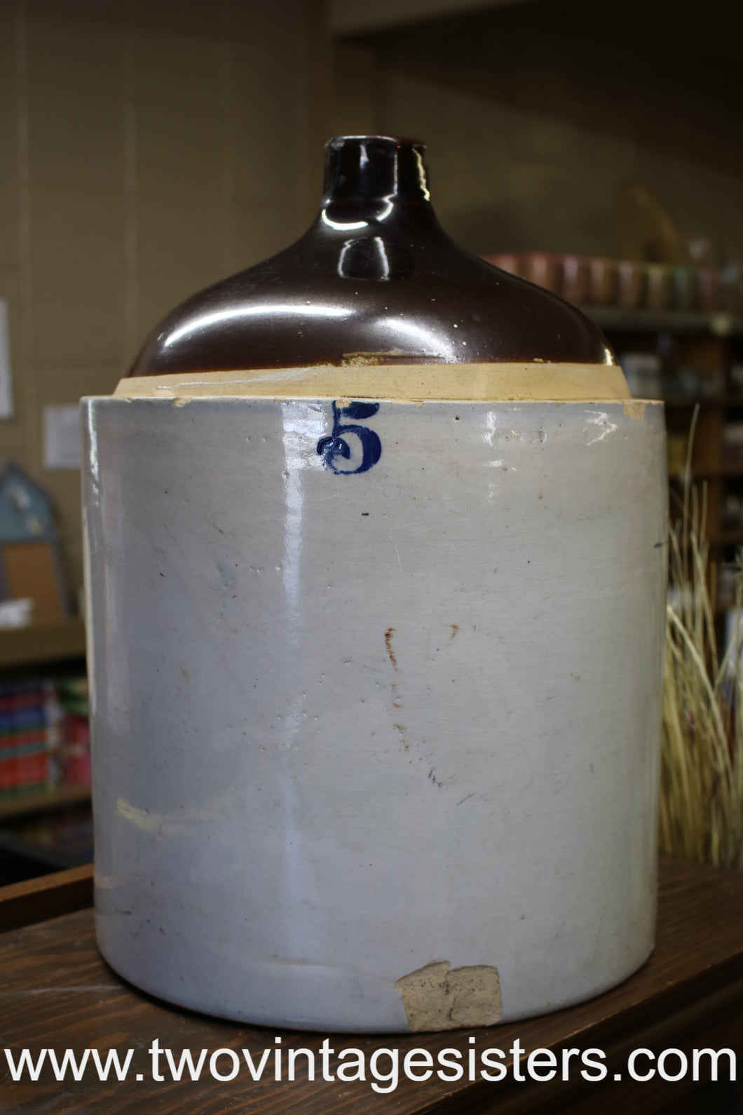 Ceramic Stoneware Five Gallon Moonshine Jug