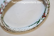 Load image into Gallery viewer, Vintage Cloisonné White Bangle Flowers  
