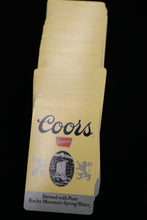 Load image into Gallery viewer, Vintage COORS Bridge Size Playing Cards
