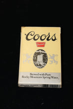 Load image into Gallery viewer, Vintage COORS Bridge Size Playing Cards
