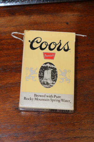 Vintage COORS Bridge Size Playing Cards