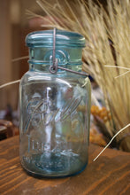 Load image into Gallery viewer, Blue Ball Ideal Vintage Glass Canning Jar Number 3
