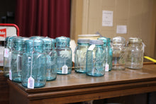 Load image into Gallery viewer, Blue Ball Ideal Vintage Glass Canning Jar Number 3
