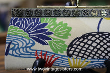 Load image into Gallery viewer, Japanese Okinawan Multi Color Canvas Kimono Coin Clutch
