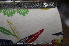 Load image into Gallery viewer, Japanese Okinawan Multi Color Canvas Kimono Coin Clutch
