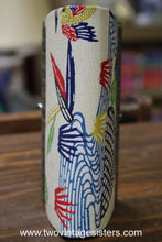 Load image into Gallery viewer, Japanese Okinawan Multi Color Canvas Kimono Coin Clutch
