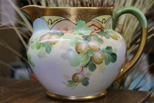 Load image into Gallery viewer, Limoges France Gooseberry Pickard China Pitcher D&amp;C
