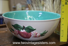 Load image into Gallery viewer, Los Angeles Potteries  Apples Ceramic Salad Bowl Set - Vintage Collectible
