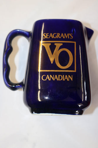 VINTAGE SEAGRAM'S WHISKEY PITCHER