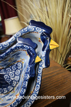 Load image into Gallery viewer, Temptations Blue Old World Nesting Chicken Bowls
