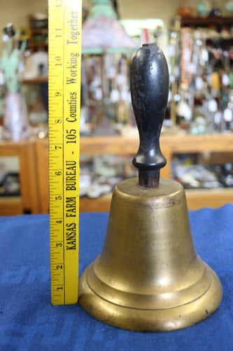 Vintage 1900’ Brass Bronze School Town Criers Dinner Bell