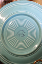 Load image into Gallery viewer, Homer Laughlin Vintage Fiesta Turquoise Dinner Plate 9 1/4 inch
