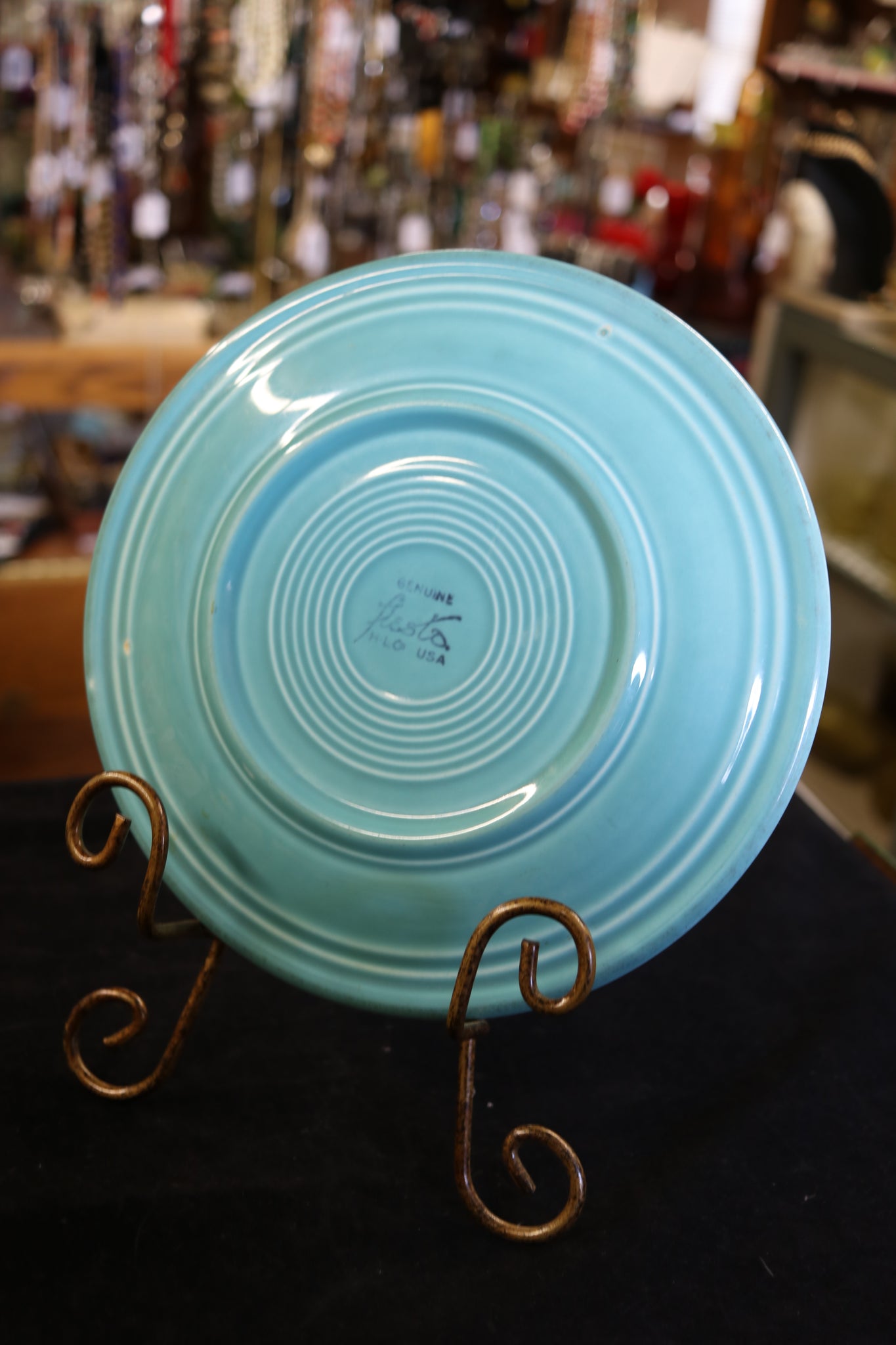 Fiesta turquoise dinner best sale plate