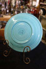 Load image into Gallery viewer, Homer Laughlin Vintage Fiesta Turquoise Dinner Plate 9 1/4 inch
