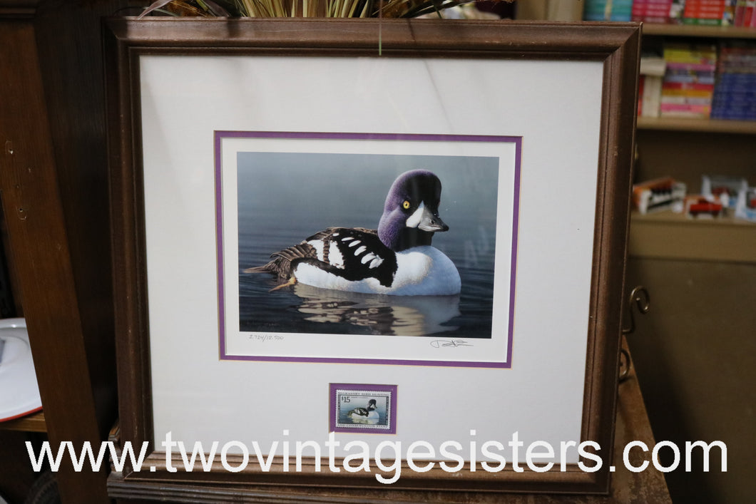 RW65 1998 FEDERAL DUCK STAMP PRINT BARROWS GOLDENEYE by Robert Steiner